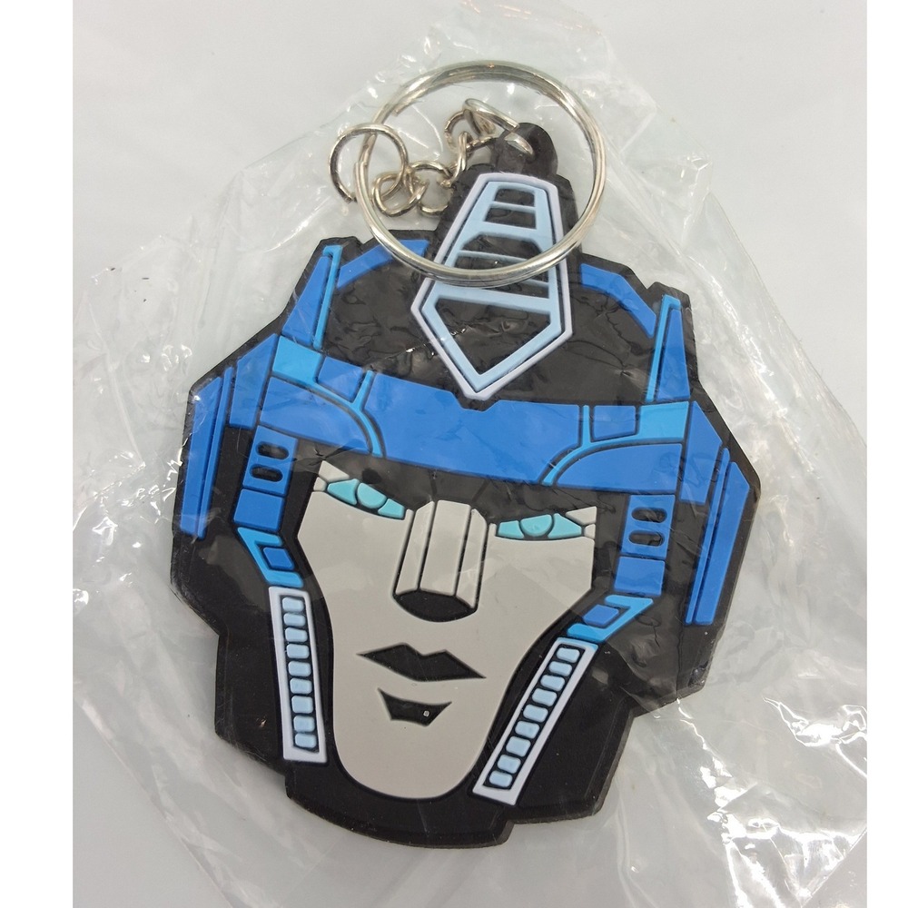 Transformers One Elita-1 Blue Black Rubber Keychain Hasbro 2024 Movie Promo